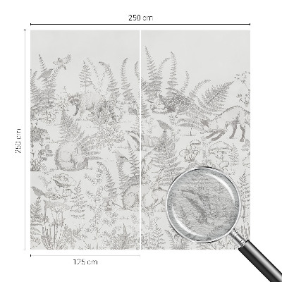 Fototapeta do ložnice Lesní zvířata