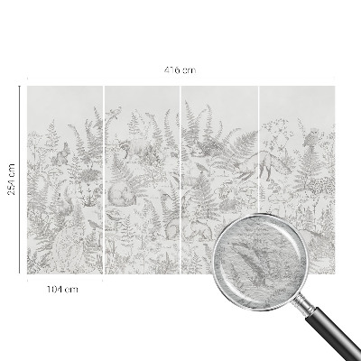 Fototapeta do ložnice Lesní zvířata