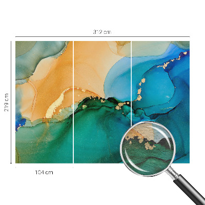 Fototapeta s potiskem na vliesu Barevné vlny