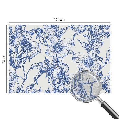 Fotografická tapeta vliesová Květinové větve