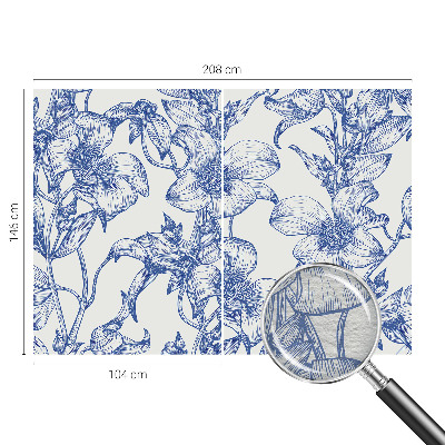 Fotografická tapeta vliesová Květinové větve