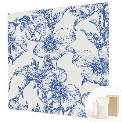 Fotografická tapeta vliesová Květinové větve