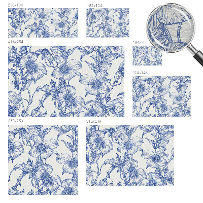 Fotografická tapeta vliesová Květinové větve