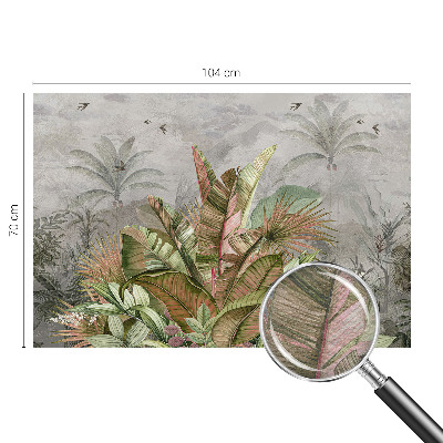 Vliesová fototapeta do ložnice Exotická džungle