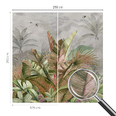 Vliesová fototapeta do ložnice Exotická džungle