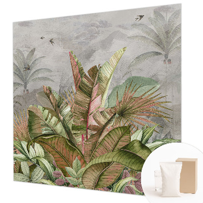 Vliesová fototapeta do ložnice Exotická džungle