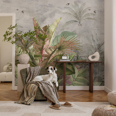 Vliesová fototapeta do ložnice Exotická džungle