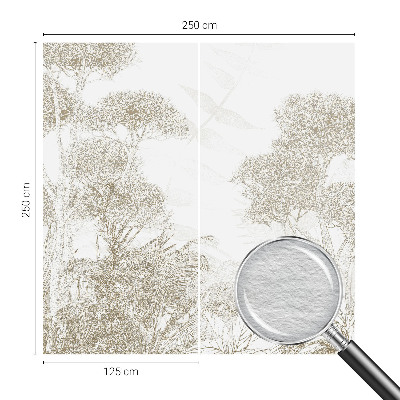 Vliesová fototapeta pro děti Tropická vegetace