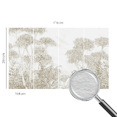 Vliesová fototapeta pro děti Tropická vegetace