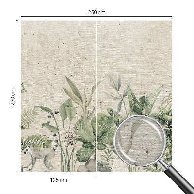 Dekorativní fototapeta na zeď Tropická džungle