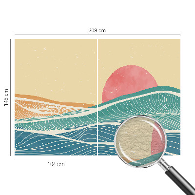 Fotografická tapeta vliesová Mořské vlny