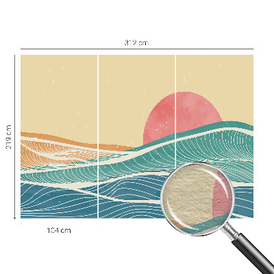 Fotografická tapeta vliesová Mořské vlny