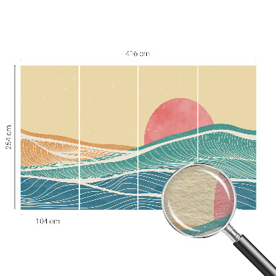 Fotografická tapeta vliesová Mořské vlny