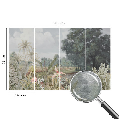 Fototapeta s potiskem na vliesu Exotická krajina