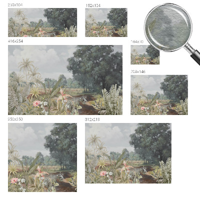 Fototapeta s potiskem na vliesu Exotická krajina