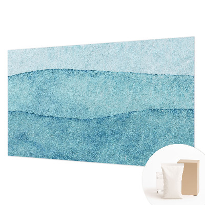 Fototapeta na míru do ložnice Modré vlny