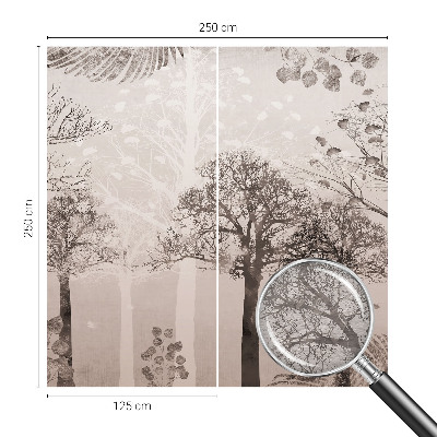 3D fototapeta Křehké stromy