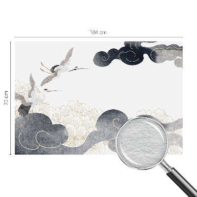 Fototapeta na zeď Jeřábi za letu