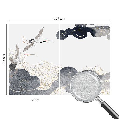 Fototapeta na zeď Jeřábi za letu