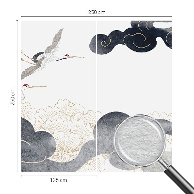 Fototapeta na zeď Jeřábi za letu