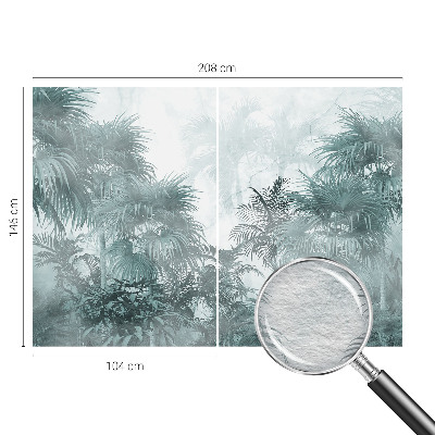 Vliesová fototapeta do obýváků Exotická zelená