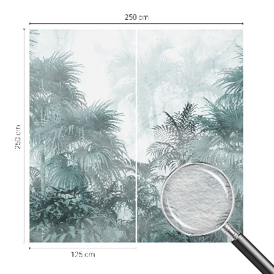 Vliesová fototapeta do obýváků Exotická zelená