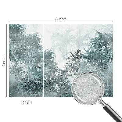 Vliesová fototapeta do obýváků Exotická zelená