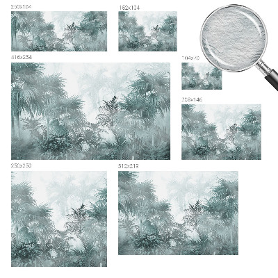 Vliesová fototapeta do obýváků Exotická zelená