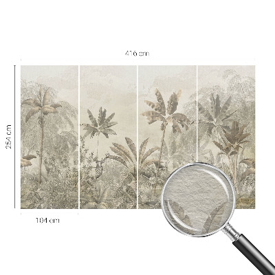 Vliesová fototapeta pro děti Tropická džungle