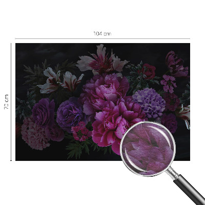 Fototapeta s potiskem na vliesu Květinová elegance