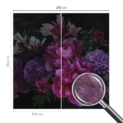 Fototapeta s potiskem na vliesu Květinová elegance