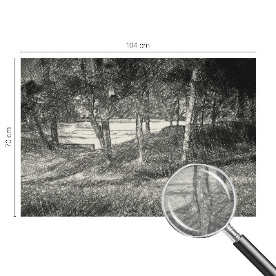 Moderní fototapeta na míru Klidná krajina