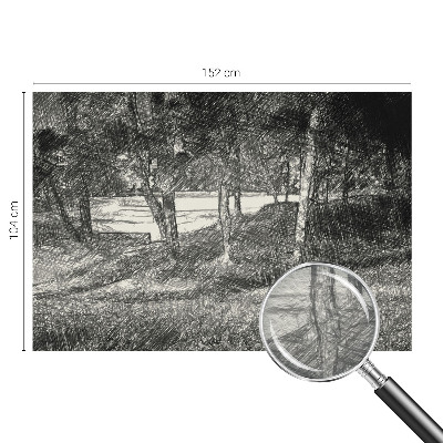 Moderní fototapeta na míru Klidná krajina