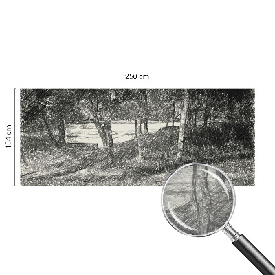 Moderní fototapeta na míru Klidná krajina