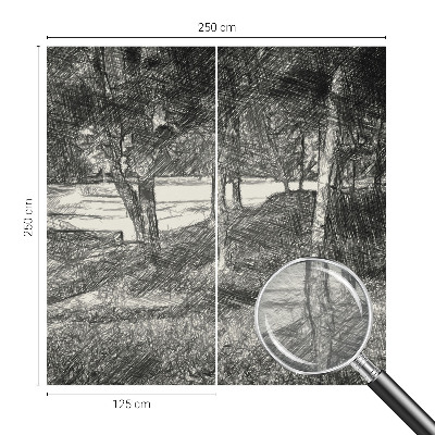 Moderní fototapeta na míru Klidná krajina