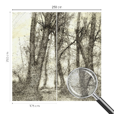 Fototapeta na míru do obýváku Lesní melancholie