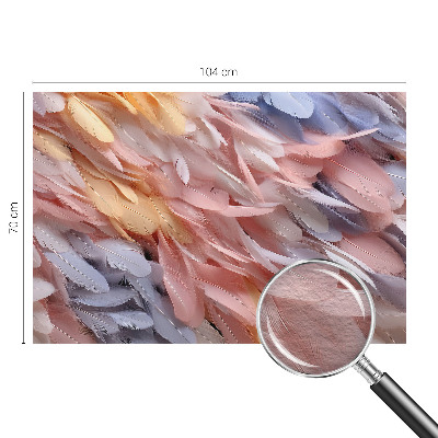 Vliesová fototapeta s potiskem Pastelové peří