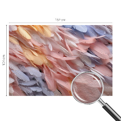 Vliesová fototapeta s potiskem Pastelové peří