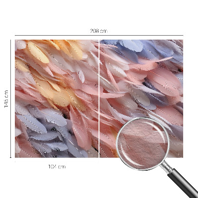 Vliesová fototapeta s potiskem Pastelové peří