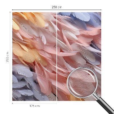 Vliesová fototapeta s potiskem Pastelové peří