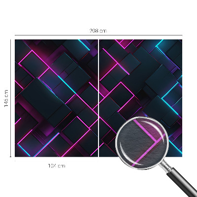 3D fototapeta Neonová geometrie