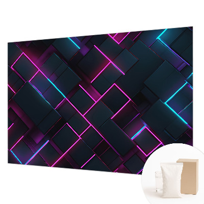 3D fototapeta Neonová geometrie