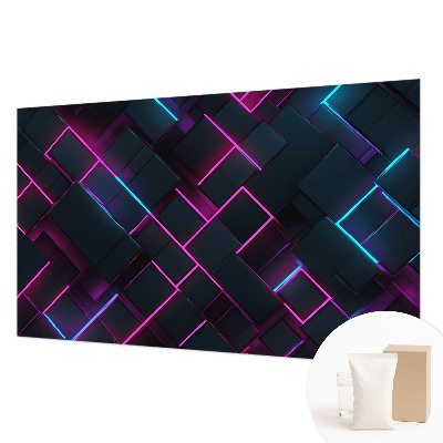 3D fototapeta Neonová geometrie