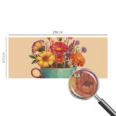 Fototapeta do ložnice Barevná kytice