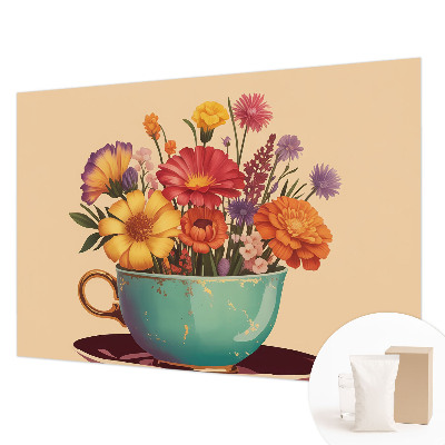 Fototapeta do ložnice Barevná kytice