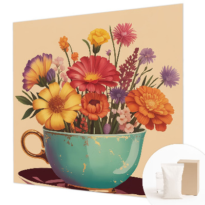 Fototapeta do ložnice Barevná kytice