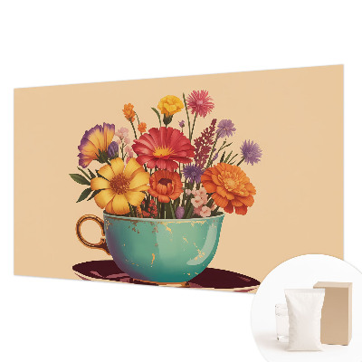 Fototapeta do ložnice Barevná kytice