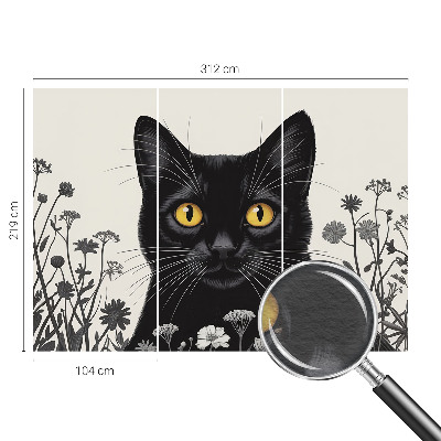 Vliesová fototapeta do obýváků Kočičí květiny