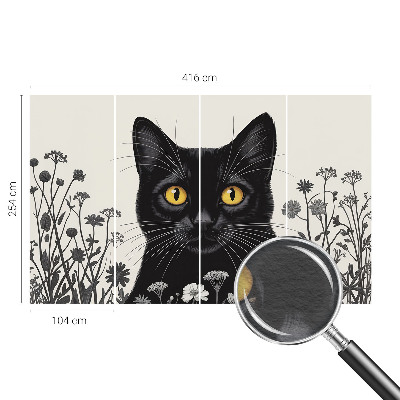 Vliesová fototapeta do obýváků Kočičí květiny