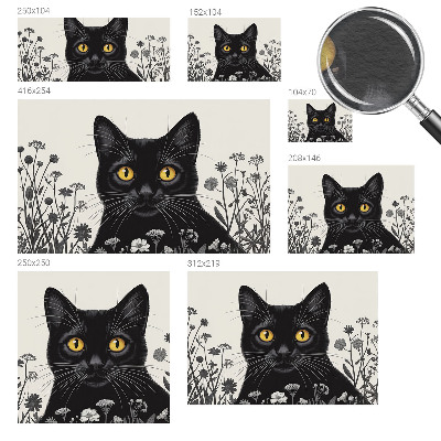 Vliesová fototapeta do obýváků Kočičí květiny